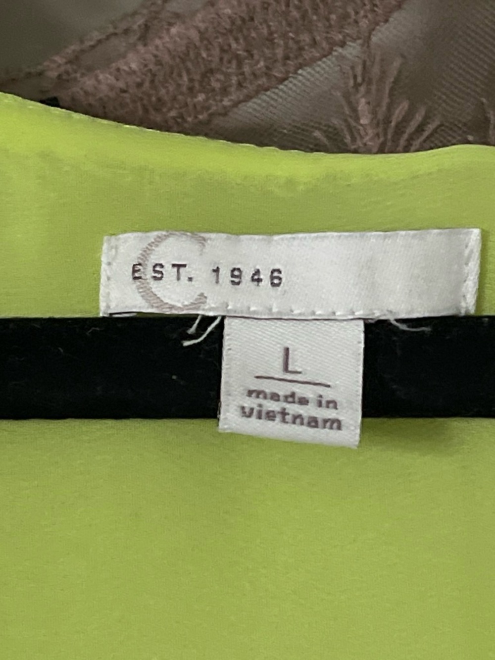 Cato Neon Lime Layered V-Neck Sleeveless Tank Top - Picture 3 of 5
